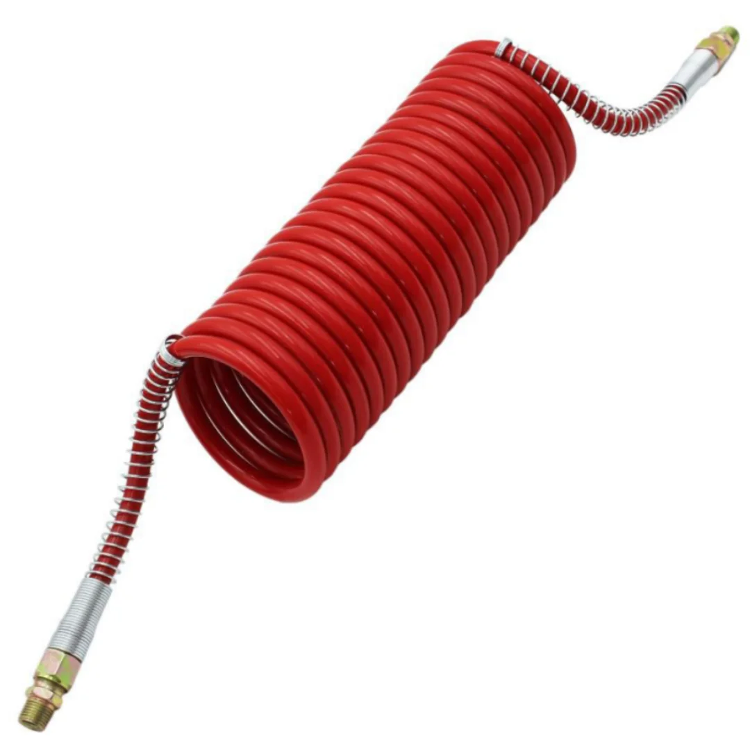 Manguera espiral roja